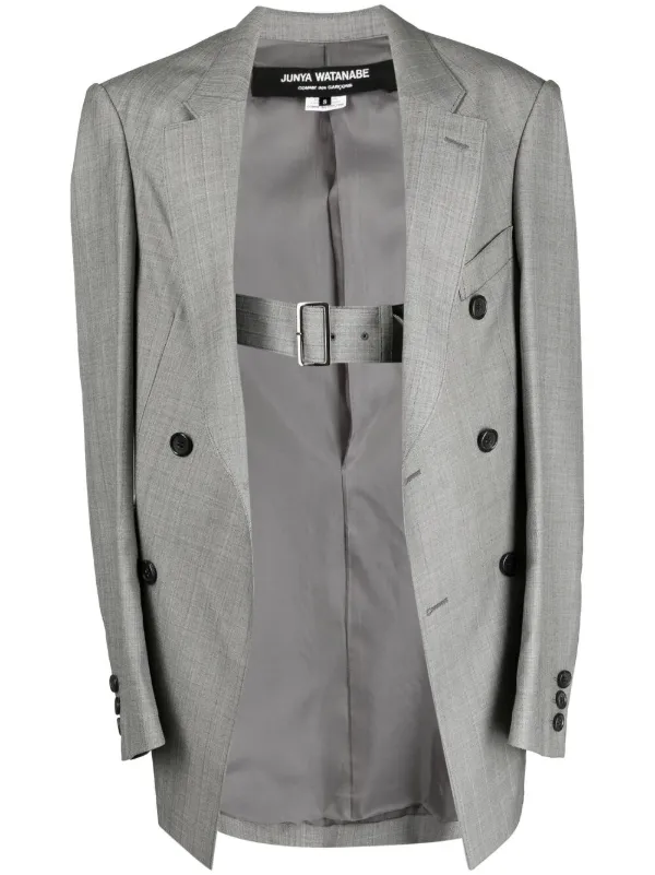 oversized belted blazer