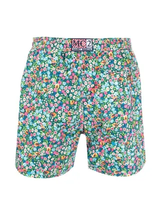 Flowery print swim shorts展示图