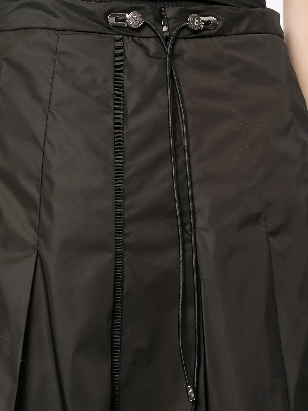 фото Moncler юбка с завышенной талией и складками