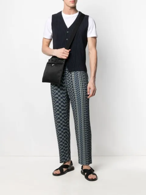 Homme Plissé Issey Miyake Pleated Waistcoat Jacket - Farfetch