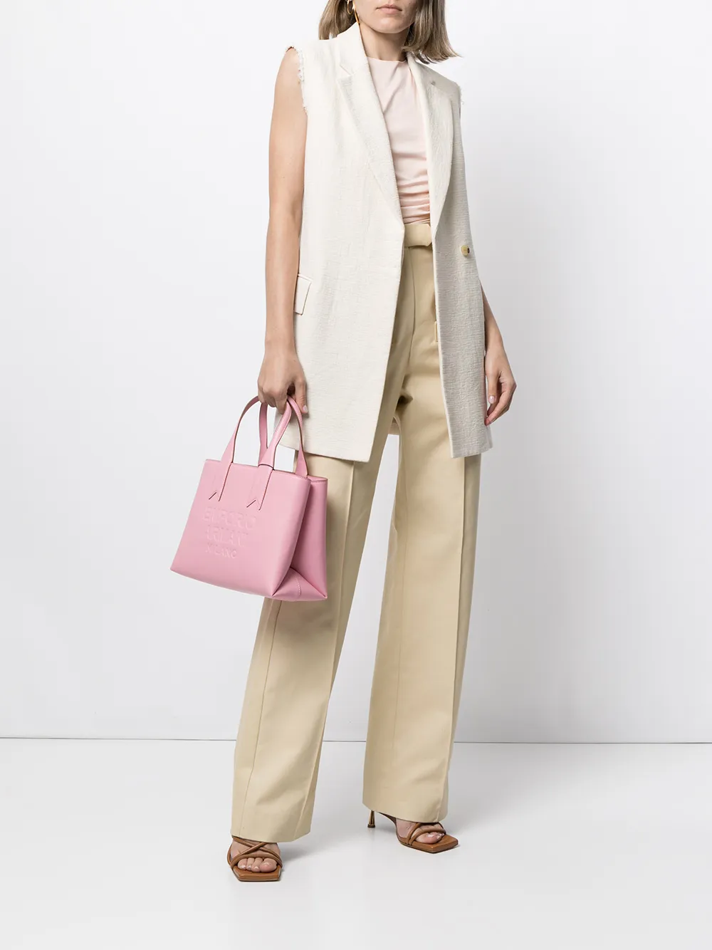 фото Emporio armani топ со сборками