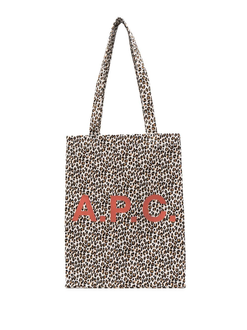 фото A.p.c. сумка-тоут с леопардовым принтом
