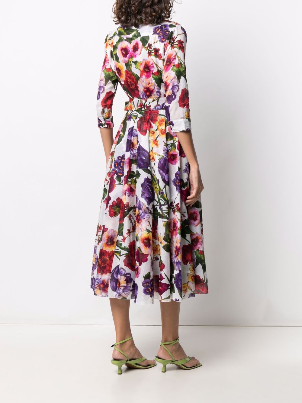 фото Samantha sung платье с поясом и цветочным принтом