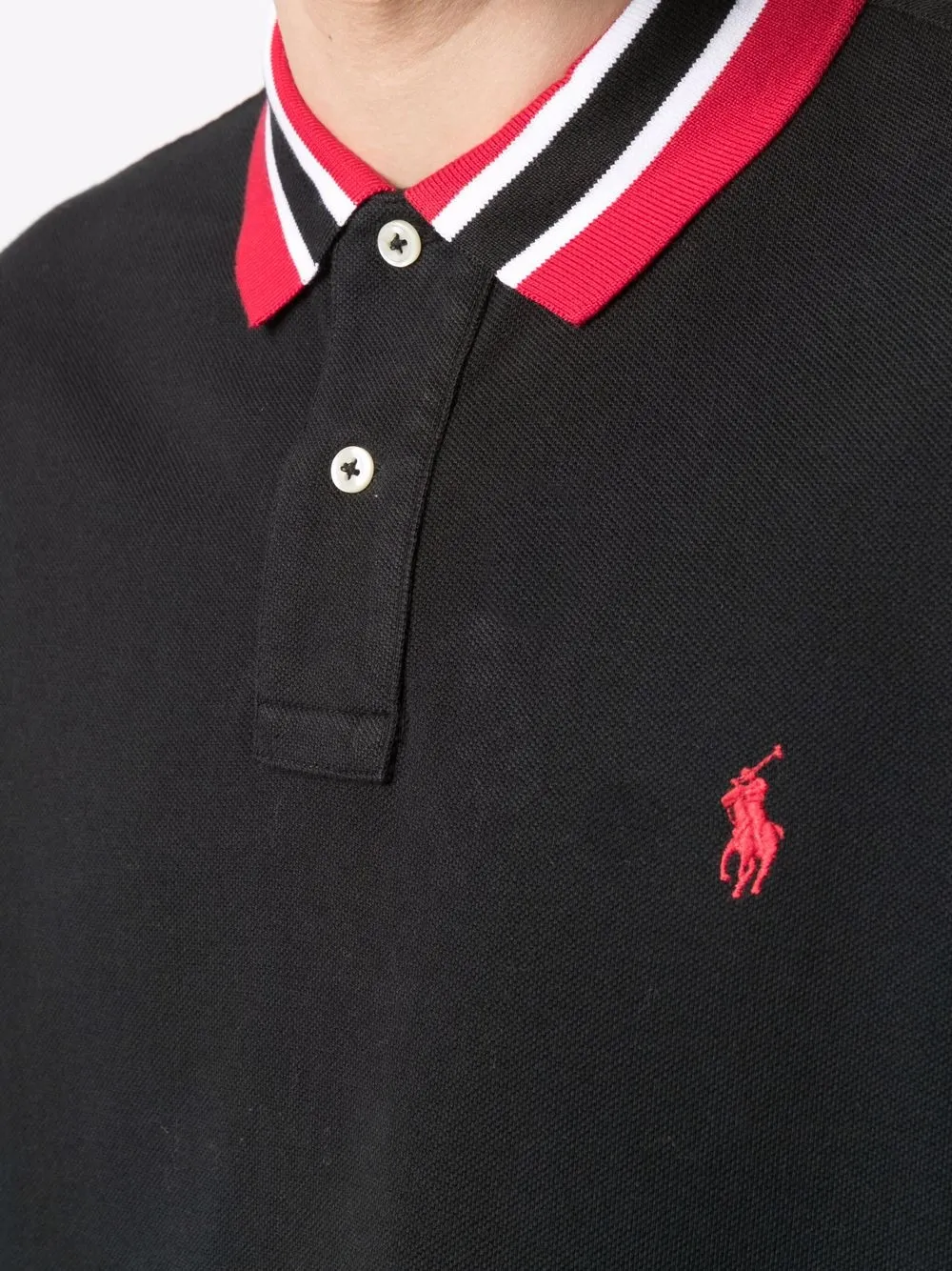 фото Polo ralph lauren рубашка поло с вышитым логотипом