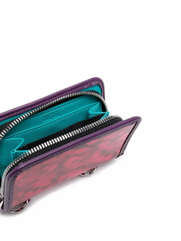 small leopard wallet