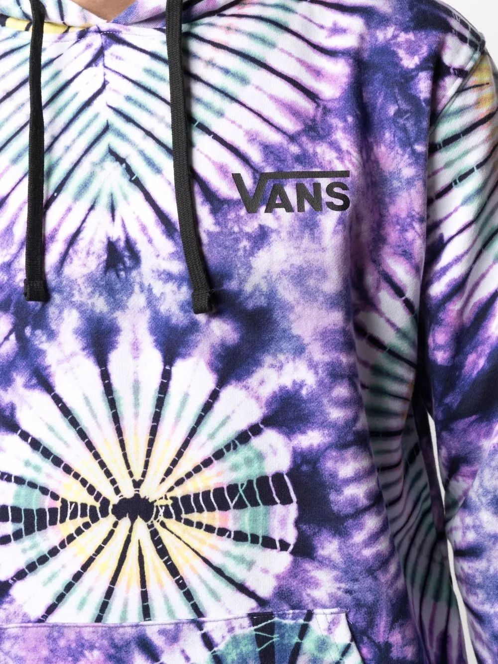 фото Vans худи с кулиской и принтом тай-дай