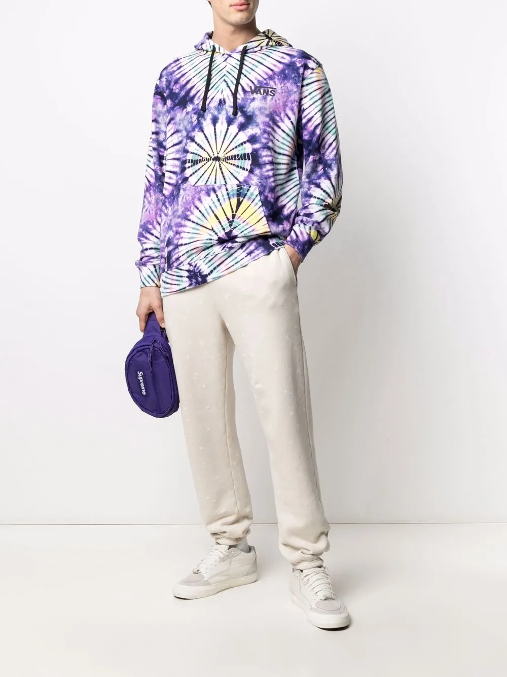 фото Vans худи с кулиской и принтом тай-дай