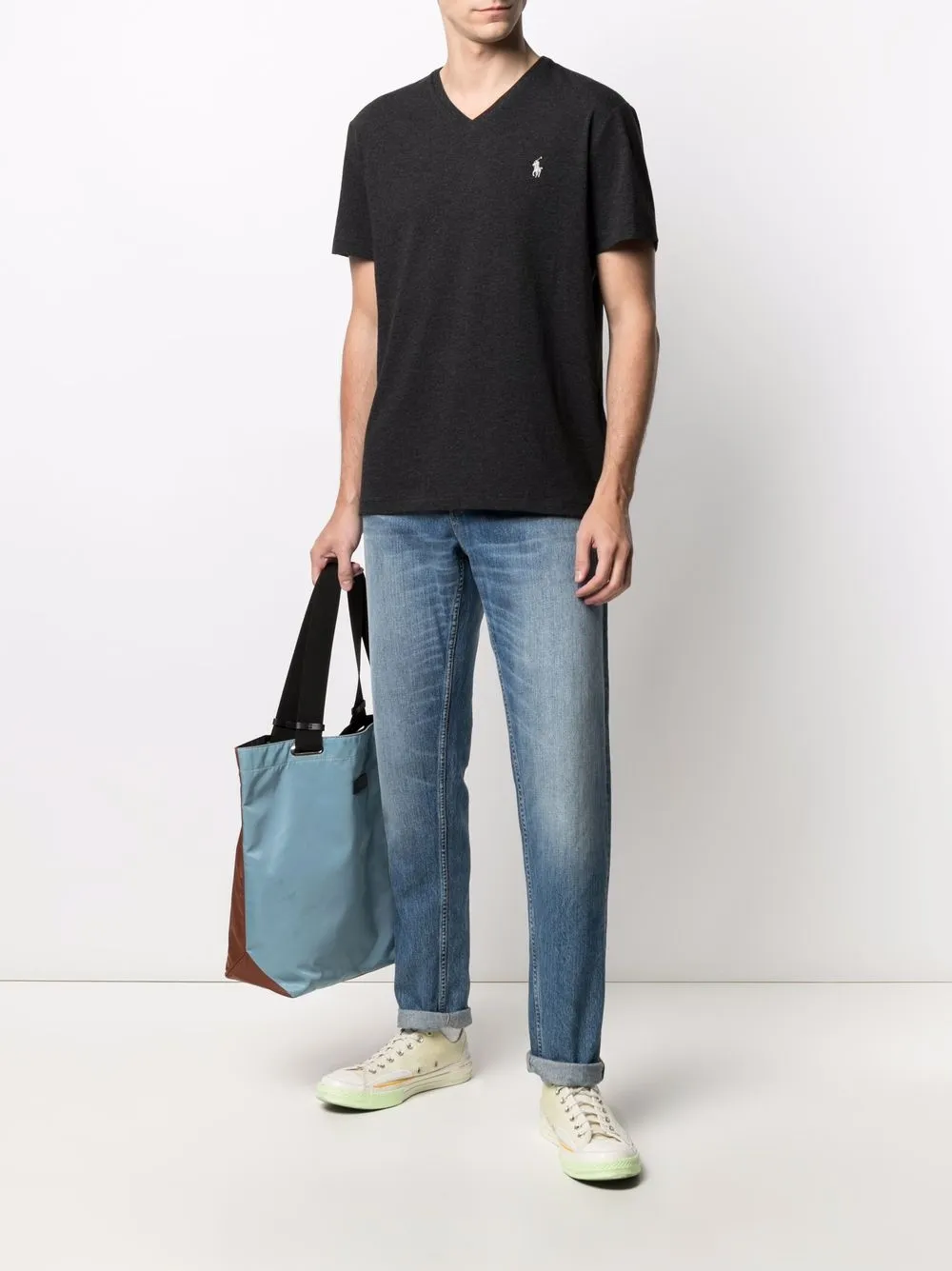 фото Polo ralph lauren футболка с вышитым логотипом