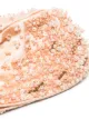 MaryJane Claverol pearl-embellished velour headwrap cap
