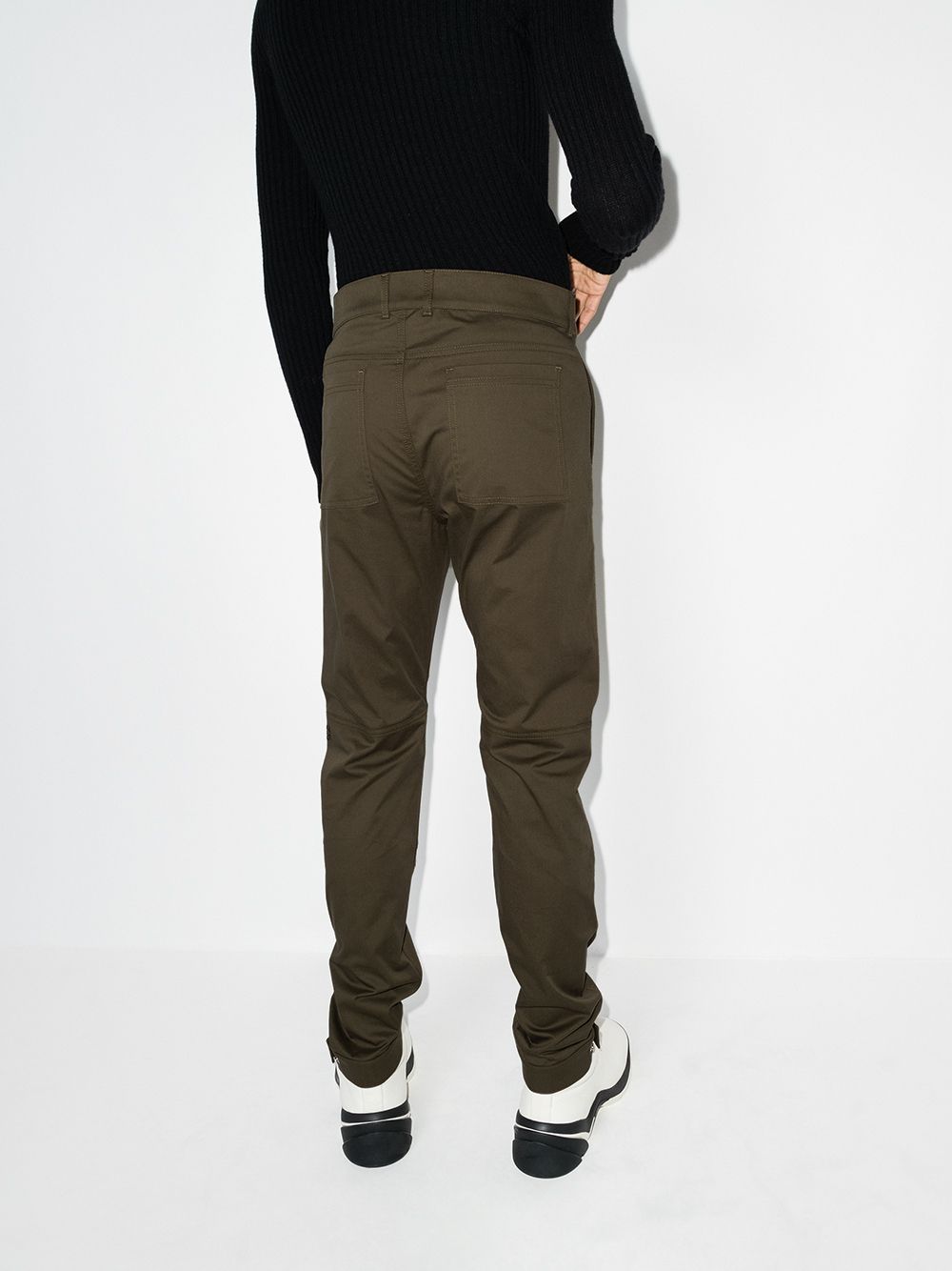 фото Givenchy прямые брюки с молниями