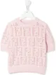 Image 1 of Fendi Kids FF open-knit top