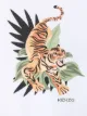 Kenzo Kids tiger-print T-shirt
