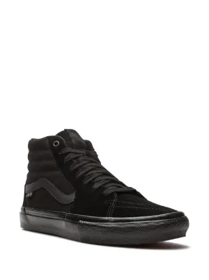 all black van high tops