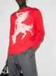 Givenchy Gothic print crew neck jumper