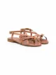 Image 1 of Douuod Kids lattice-strap buckled sandals