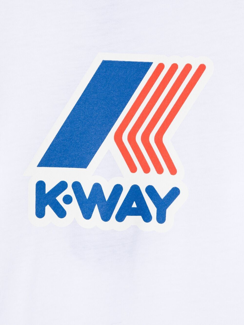 фото K way kids logo-print cotton t-shirt