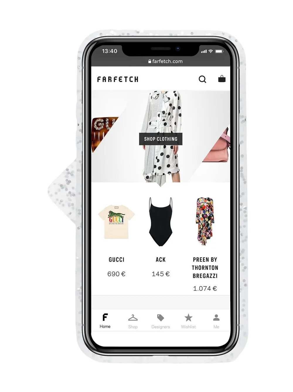 фото Chiara ferragni чехол для iphone 11 с блестками