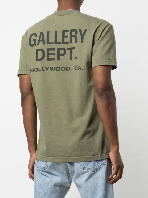 Shop green GALLERY DEPT. logo-print 