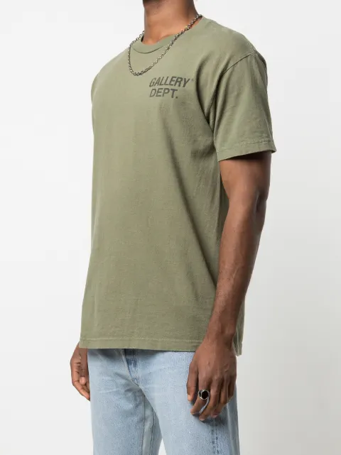Shop green GALLERY DEPT. logo-print 