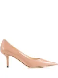 Jimmy Choo Love pointed-toe 65mm pumps - Pink