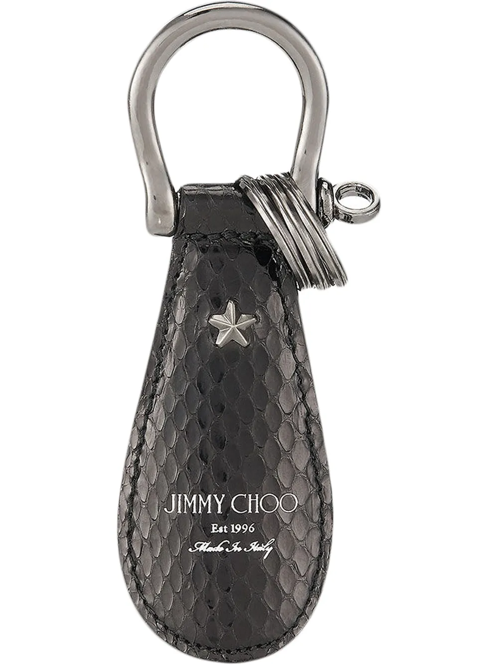 Jimmy Choo Warren キーホルダー - ブラック Jimmy Choo Warren キーホルダー - ブラック