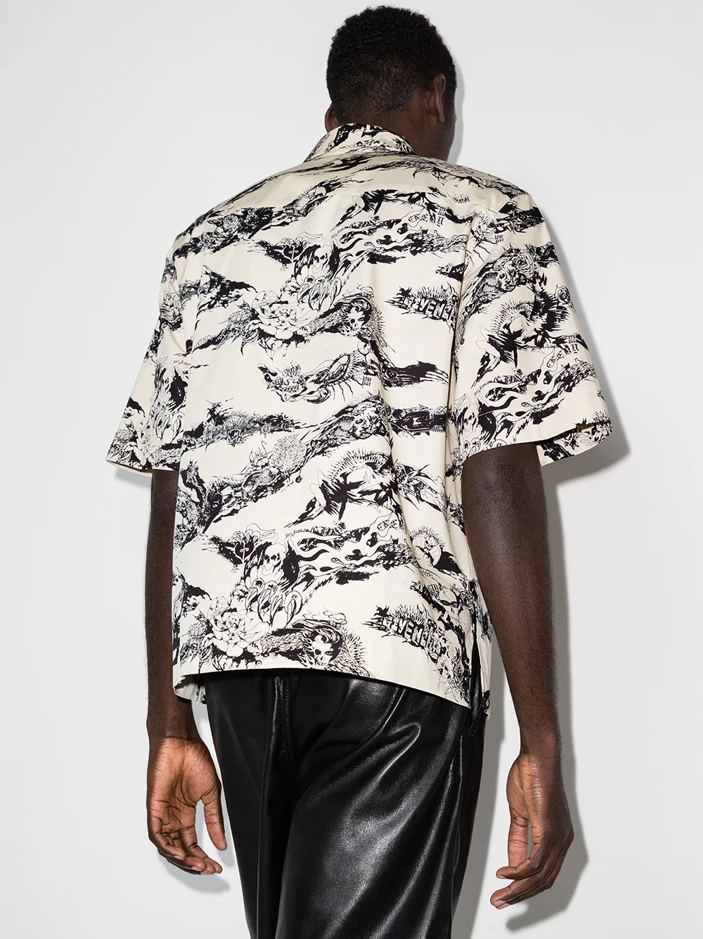  Givenchy Hemd Mit Reißverschluss   Weiß 