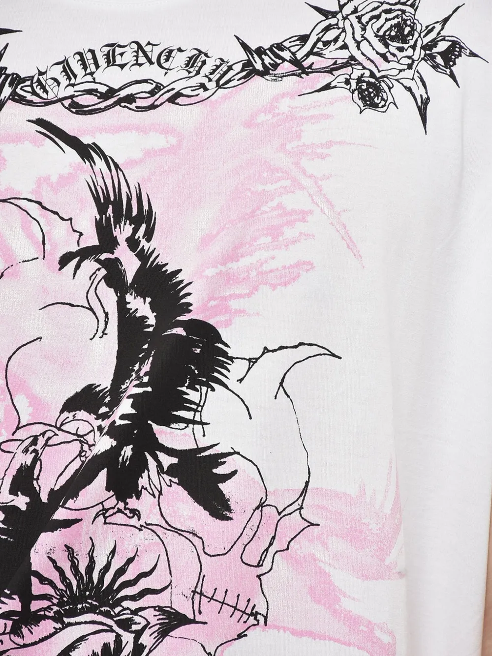 Givenchy T-shirt met ronde hals Wit