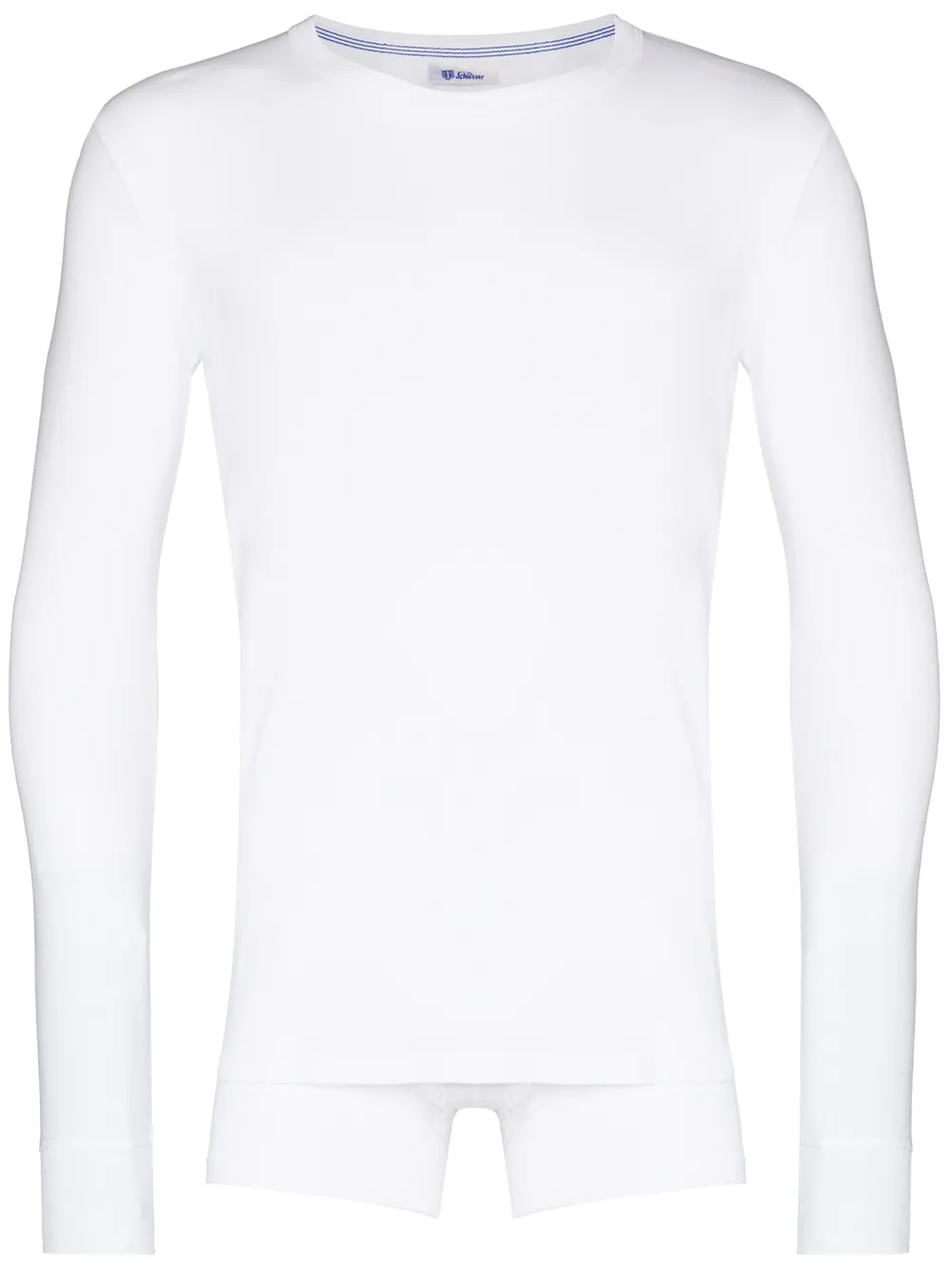 Schiesser комплект из боксеров и топа с длинными рукавами