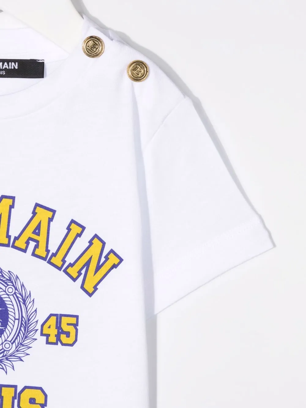 фото Balmain kids футболка с пуговицами