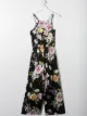 Image 2 of Monnalisa floral-print sleeveless jumpsuit
