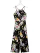 Image 1 of Monnalisa floral-print sleeveless jumpsuit