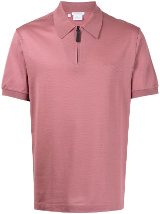 zip through polo shirt