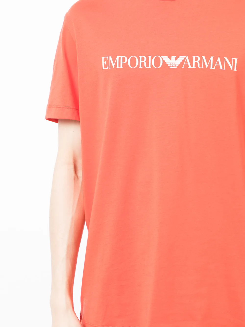 фото Emporio armani футболка с логотипом