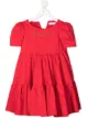 Image 1 of Monnalisa gem-embellished ruffled dress