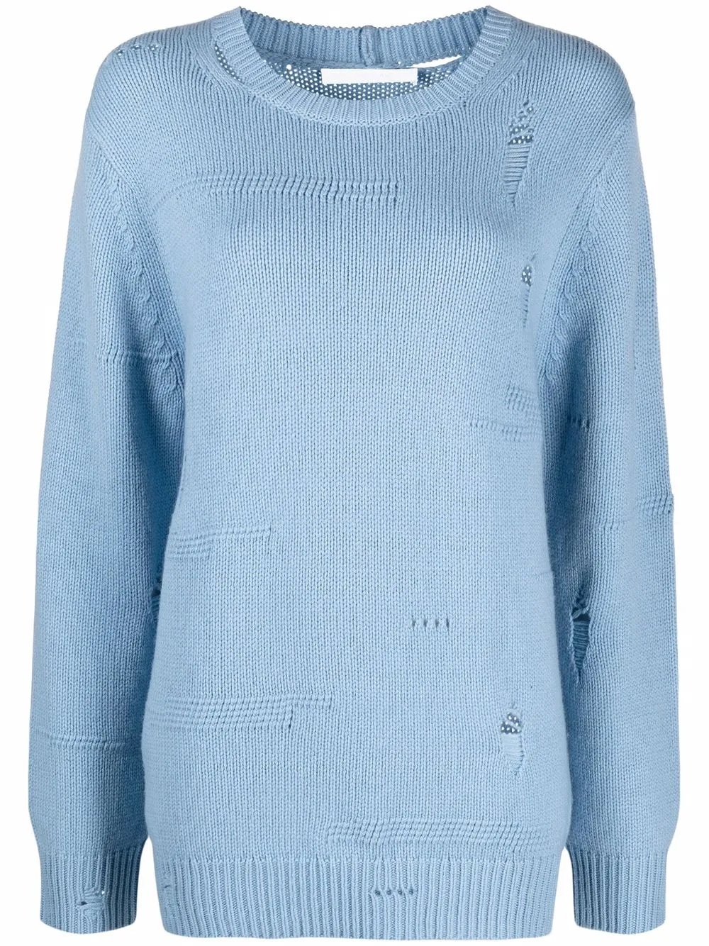 Helmut Lang джемпер с эффектом потертости 26458₽