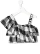 Image 1 of Balmain Kids gingham-print ruffled top
