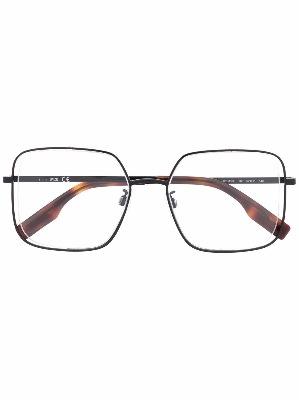 

MCQ lentes con armazón cuadrada oversize - Negro