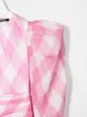 Balmain Kids gingham check ruffled dress