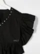 Monnalisa ruffle-trim crop top