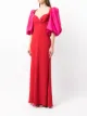 Badgley Mischka Odessa colour-block gown
