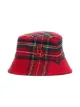 Ruslan Baginskiy Lampshade tartan bucket hat