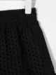 Monnalisa cut-out cotton shorts