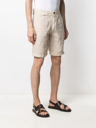 wrinkled-effect bermuda shorts | Myths 