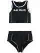 Image 1 of Balmain Kids logo-print shorts tracksuit