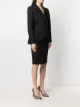 Christian Dior pre-owned woven double-breasted skirt suit