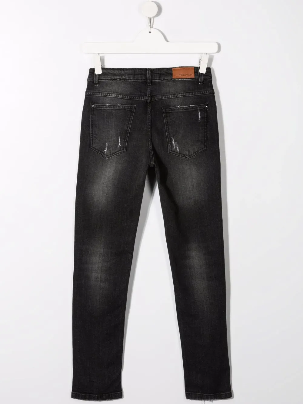 фото Trussardi junior джинсы скинни с логотипом