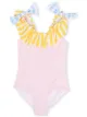 Image 1 of Simonetta ruffle-trimmed swimsuit