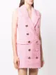 Balmain double-breasted tuxedo tweed dress