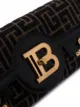 Balmain B-Buzz 23 monogram-jacquard clutch