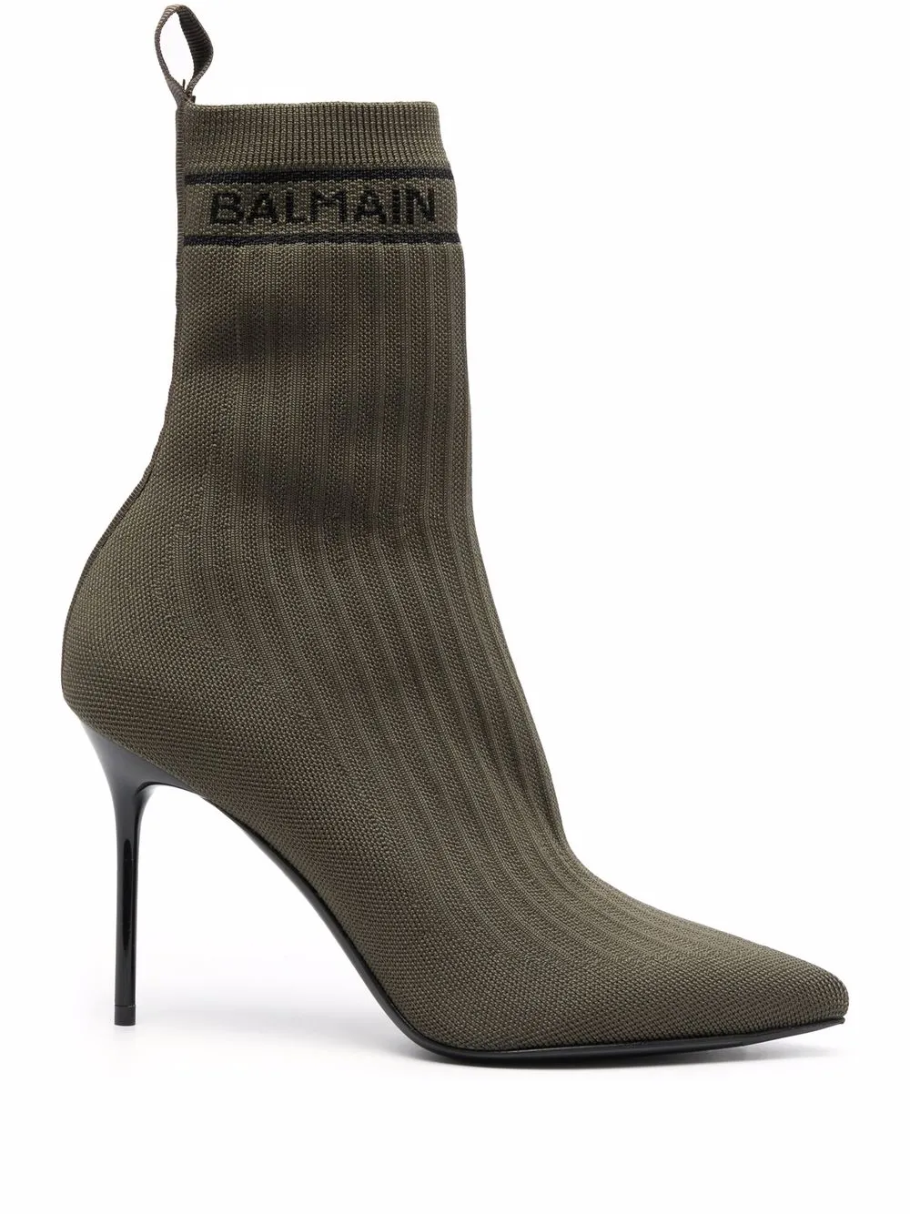 

Balmain Skye-knit boots - Green